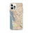 Custom Chula Vista California Map iPhone 12 Pro Max Phone Case in Woodblock