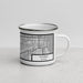 Right View Custom Cicero Illinois Map Enamel Mug in Classic
