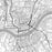 Cincinnati Ohio Map Print in Classic Style Zoomed In Close Up Showing Details