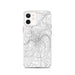 Custom Cincinnati Ohio Map iPhone 12 Phone Case in Classic