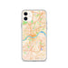 Custom Cincinnati Ohio Map Phone Case in Watercolor