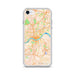 Custom Cincinnati Ohio Map iPhone SE Phone Case in Watercolor