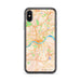 Custom Cincinnati Ohio Map Phone Case in Watercolor