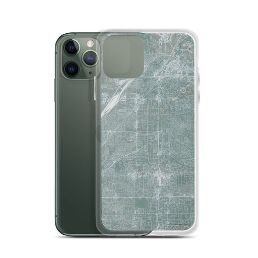 Custom Citrus Heights California Map Phone Case in Afternoon