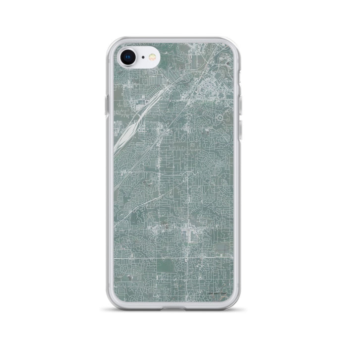 Custom iPhone SE Citrus Heights California Map Phone Case in Afternoon