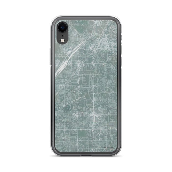 Custom iPhone XR Citrus Heights California Map Phone Case in Afternoon