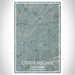 Citrus Heights California Map Print Portrait Orientation in Afternoon Style With Shaded Background
