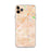 Custom iPhone 11 Pro Max Citrus Heights California Map Phone Case in Watercolor
