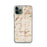 Custom iPhone 11 Pro Citrus Heights California Map Phone Case in Woodblock