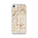 Custom iPhone SE Citrus Heights California Map Phone Case in Woodblock
