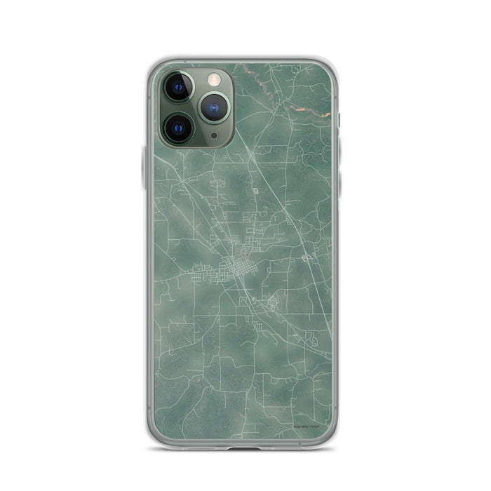 Custom iPhone 11 Pro Clanton Alabama Map Phone Case in Afternoon