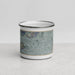 Front View Custom Claremont California Map Enamel Mug in Afternoon