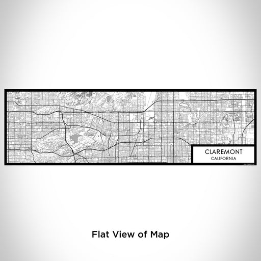 Flat View of Map Custom Claremont California Map Enamel Mug in Classic