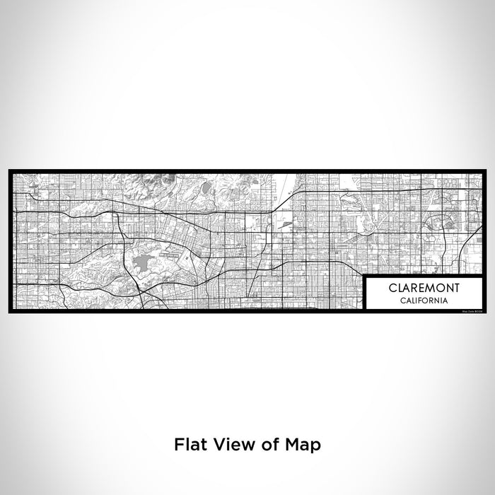 Flat View of Map Custom Claremont California Map Enamel Mug in Classic