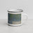 Right View Custom Claremont New Hampshire Map Enamel Mug in Afternoon