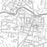 Claremont New Hampshire Map Print in Classic Style Zoomed In Close Up Showing Details