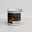 Right View Custom Claremont New Hampshire Map Enamel Mug in Ember