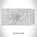 Rendered View of Claremore Oklahoma Map Engraving on 17oz Stainless Steel Insulated Cola Bottle