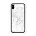 Custom Clarksville Tennessee Map Phone Case in Classic