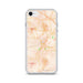 Custom Clarksville Tennessee Map iPhone SE Phone Case in Watercolor