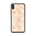 Custom Clarksville Tennessee Map Phone Case in Watercolor