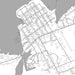 Clayton New York Map Print in Classic Style Zoomed In Close Up Showing Details