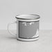 Left View Custom Clayton New York Map Enamel Mug in Classic