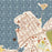 Clayton New York Map Print in Woodblock Style Zoomed In Close Up Showing Details