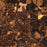 Clayton North Carolina Map Print in Ember Style Zoomed In Close Up Showing Details