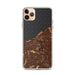Custom Cleveland Ohio Map Phone Case in Ember