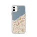 Custom Cleveland Ohio Map Phone Case in Woodblock