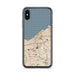 Custom Cleveland Ohio Map Phone Case in Woodblock