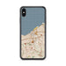 Custom Cleveland Ohio Map Phone Case in Woodblock