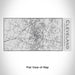 Rendered View of Cleveland Tennessee Map Engraving on 17oz Stainless Steel Insulated Cola Bottle