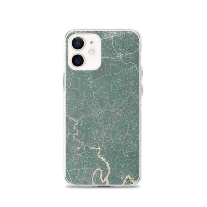 Custom iPhone 12 Clifton Virginia Map Phone Case in Afternoon