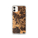 Custom iPhone 11 Clifton Virginia Map Phone Case in Ember