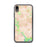 Custom iPhone XR Clifton Virginia Map Phone Case in Watercolor