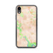Custom iPhone XR Clifton Virginia Map Phone Case in Watercolor