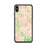 Custom iPhone XS Max Clifton Virginia Map Phone Case in Watercolor