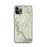 Custom iPhone 11 Pro Clifton Virginia Map Phone Case in Woodblock