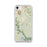Custom iPhone SE Clifton Virginia Map Phone Case in Woodblock