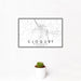 12x18 Cloquet Minnesota Map Print Landscape Orientation in Classic Style With Small Cactus Plant in White Planter