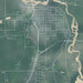 Cloquet Minnesota Map Print in Afternoon Style Zoomed In Close Up Showing Details