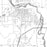 Cloquet Minnesota Map Print in Classic Style Zoomed In Close Up Showing Details