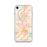 Custom iPhone SE Cloquet Minnesota Map Phone Case in Watercolor