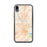 Custom iPhone XR Cloquet Minnesota Map Phone Case in Watercolor