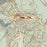 Cloudcroft New Mexico Map Print in Woodblock Style Zoomed In Close Up Showing Details