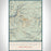Cloudcroft New Mexico Map Print Portrait Orientation in Woodblock Style With Shaded Background