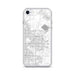 Custom iPhone SE Clovis California Map Phone Case in Classic