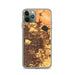 Custom iPhone 11 Pro Clovis California Map Phone Case in Ember